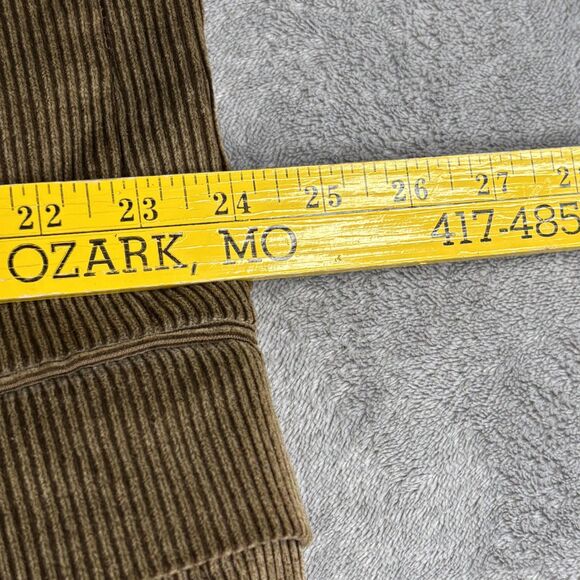 Stafford Blazer Mens 48L Brown Corduroy Two Button Notch Lapel Sport Coat Lined - Picture 7 of 12